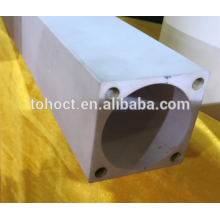 Varilla de tubo de tubo rectangular de cerámica de alúmina Al2o3